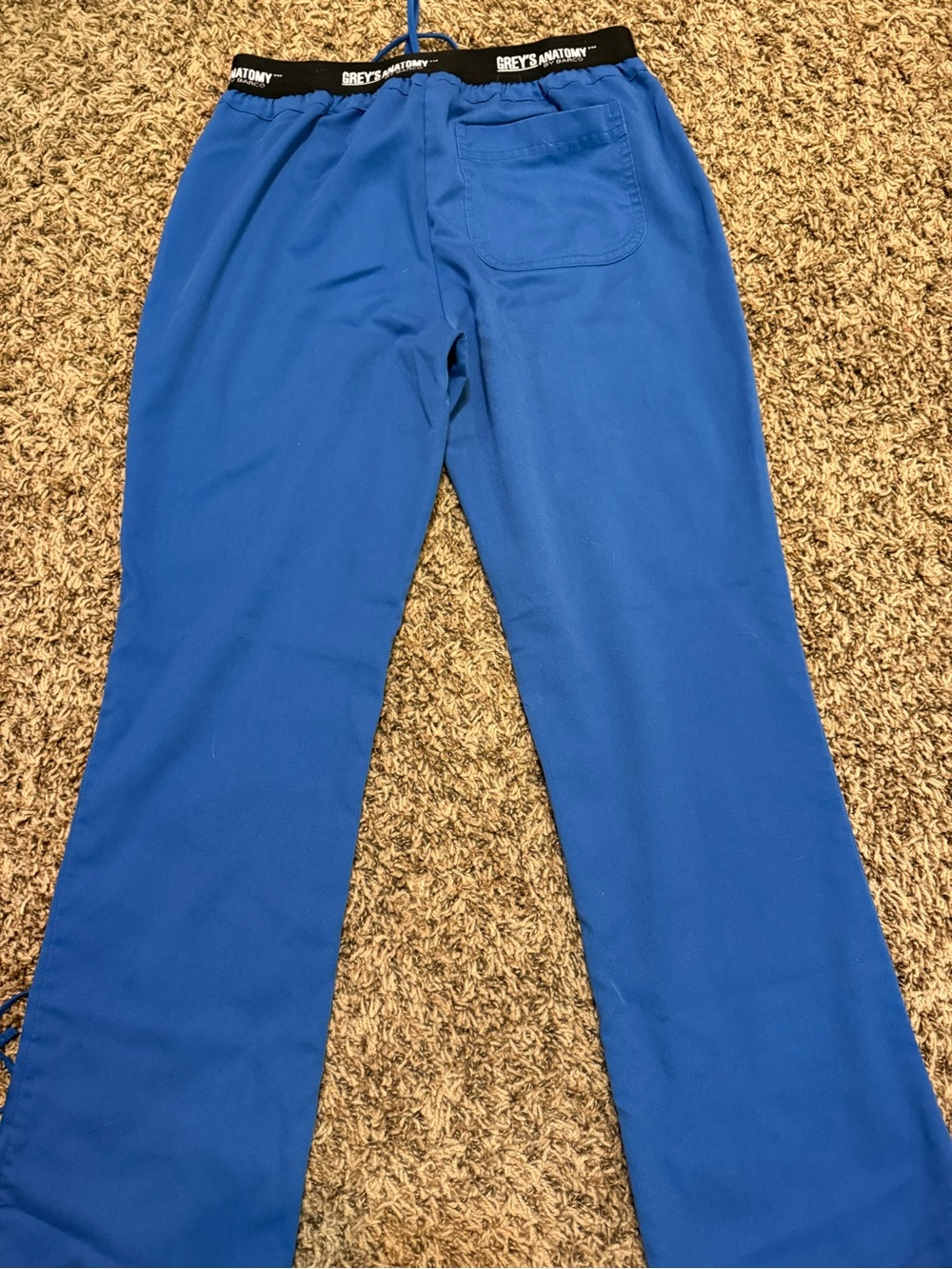 Lot of 2 Grey's Anatomy Barco Scrub Pants Royal Blue Style 4275 Medical Uniform - Picture 3 of 11